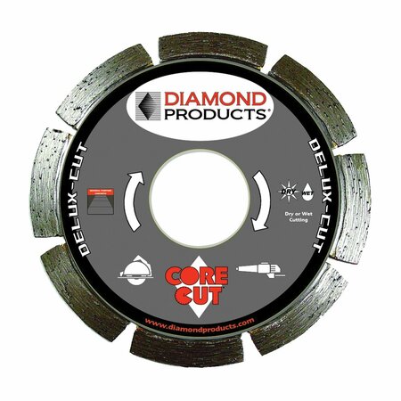 DIAMOND PRODUCTS 6X.080X7/8 Delux-Cut Segmntd 22783